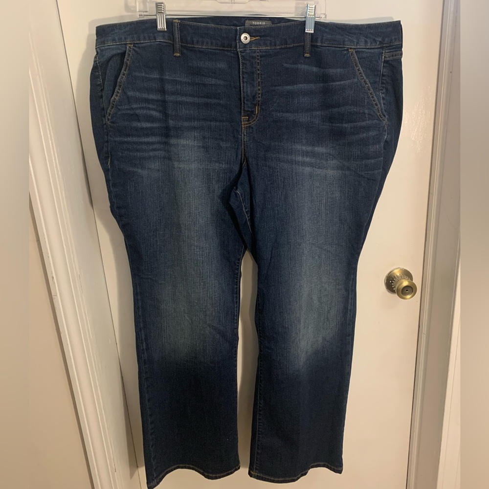 Torrid Dark Blue slim bootcut Jeans